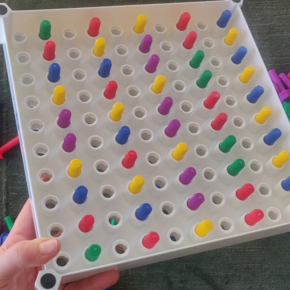 Educational Insignt Design & Drill Activity Center Multicolor Development Y2K